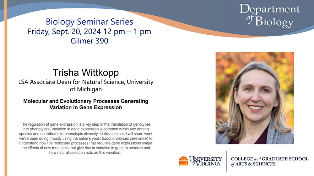 Seminar Series: Trisha Wittkopp
