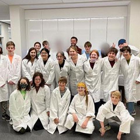 The Neuroscience Honor Society's STEM outreach trip