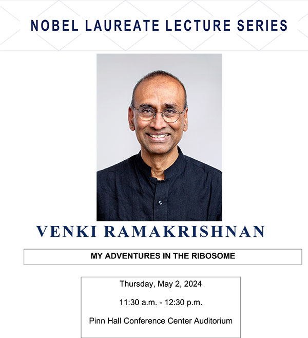 Venki Ramakrishnana Lecture Series