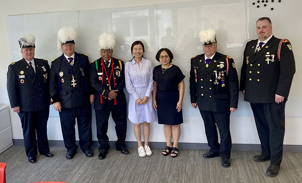 Dr. Jiahui Wu presented with the prestigious Knights Templar Eye Foundation Career Starter Grant