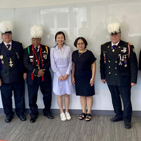 Dr. Jiahui Wu presented with the prestigious Knights Templar Eye Foundation Career Starter Grant